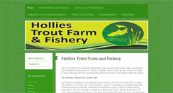 Desktop Screenshot of holliestroutfarm.co.uk