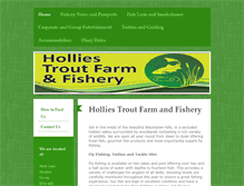 Tablet Screenshot of holliestroutfarm.co.uk